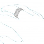 close-up of hand with ring